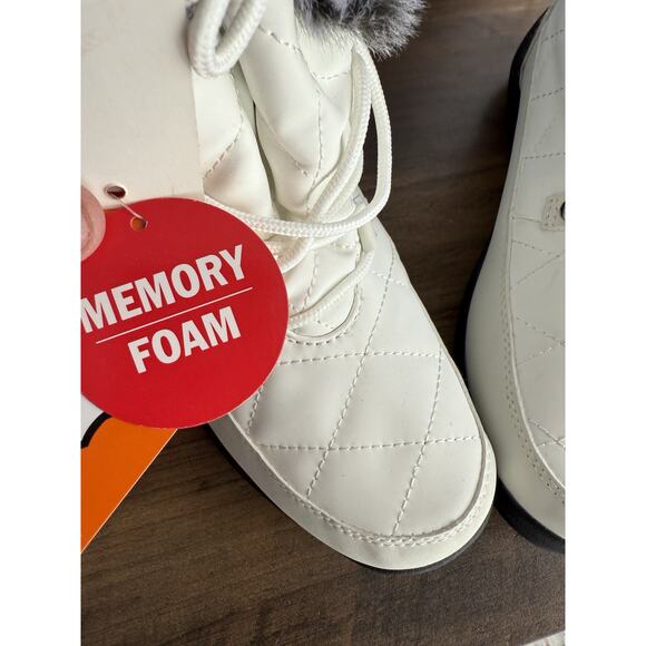 ArcticShield Women's Waterproof Insulated Memory Foam Fur Snow Boots Size 9 - Picture 7 of 14